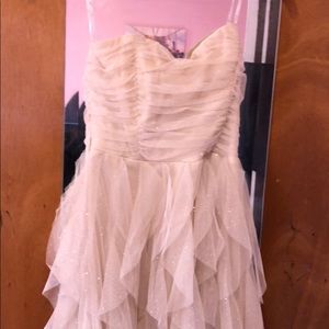 Windsor Cream High Low Dress